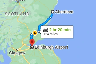 Aberdeen - Edinburgh Airport Taxi