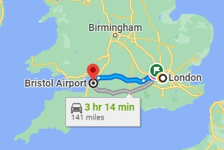 Bristol - London Airport Taxi