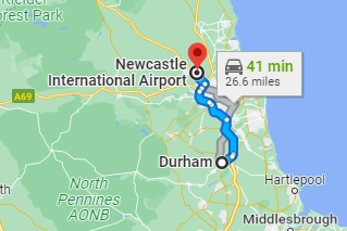 Durham - Newcastle Airport Taxi