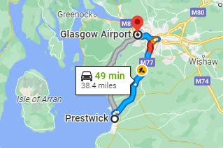 Glasgow - Prestwick Airport Taxi