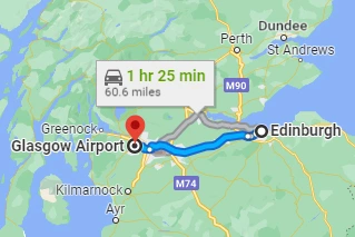Glasgow – Edinburgh Airport Taxi
