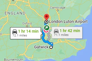 Luton - Gatwick Airport Taxi