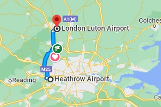 Luton - Heathrow Airport Taxi